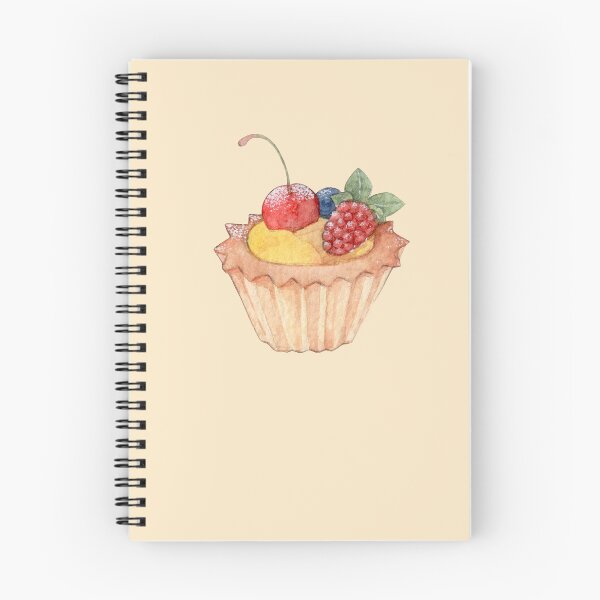 Item preview, Berry Bliss Fruit Tart – Watercolor Pastry Illustration (Cutout) designed and sold by EmeraldeaArt.