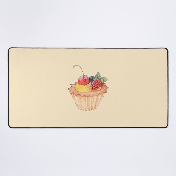 Item preview, Berry Bliss Fruit Tart – Watercolor Pastry Illustration (Cutout) designed and sold by EmeraldeaArt.