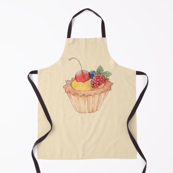 Item preview, Berry Bliss Fruit Tart – Watercolor Pastry Illustration (Cutout) designed and sold by EmeraldeaArt.