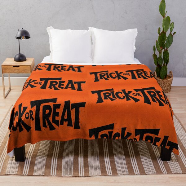 Item preview, Mid-Century Trick or Treat – Bold Orange Banner designed and sold by BennyPuppy.