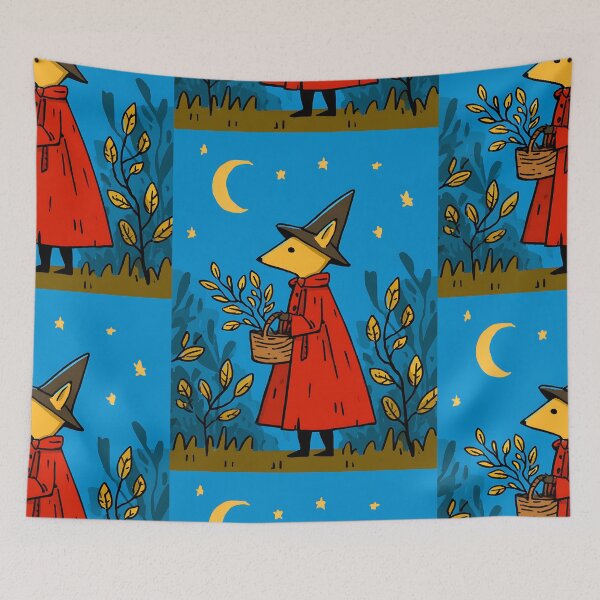Item preview, Witchcore Aesthetic: Fox's Herb Gathering designed and sold by bapupa.