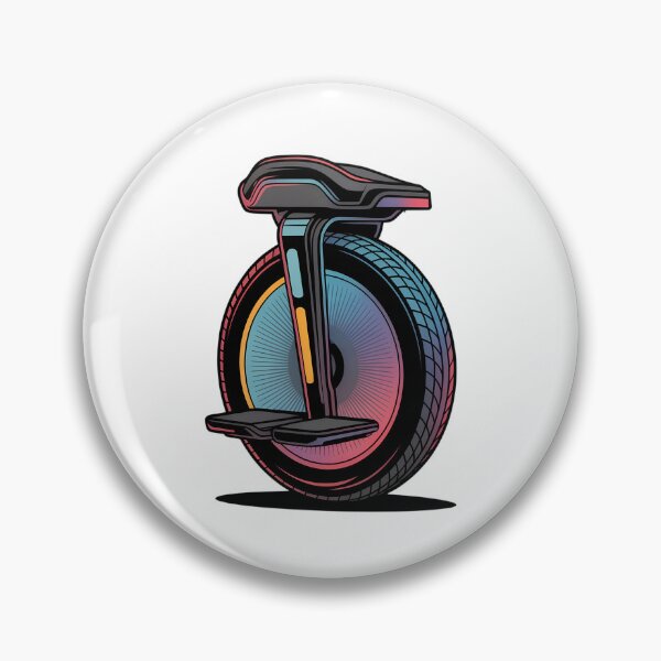 Item preview, Vibrant Electric Unicycle Sticker – Modern Abstract EUC Design for Riders designed and sold by VividOrganica.