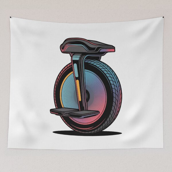 Item preview, Vibrant Electric Unicycle Sticker – Modern Abstract EUC Design for Riders designed and sold by VividOrganica.