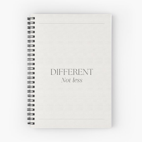 Item preview, Different. Not less. designed and sold by BorderlineEcho.