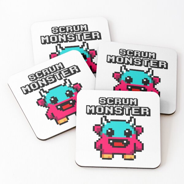 Item preview, Scrum Monster – Funny Pixel Design designed and sold by DAFIN.