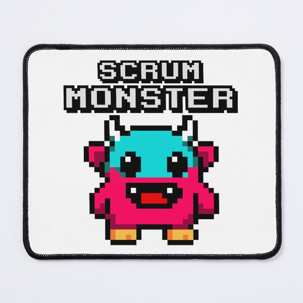 Item preview, Scrum Monster – Funny Pixel Design designed and sold by DAFIN.