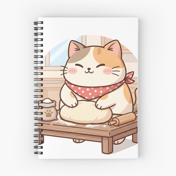 Item preview, Cat Baking | Making Biscuits | Cute Baker Kitten Design designed and sold by Outline Studio.