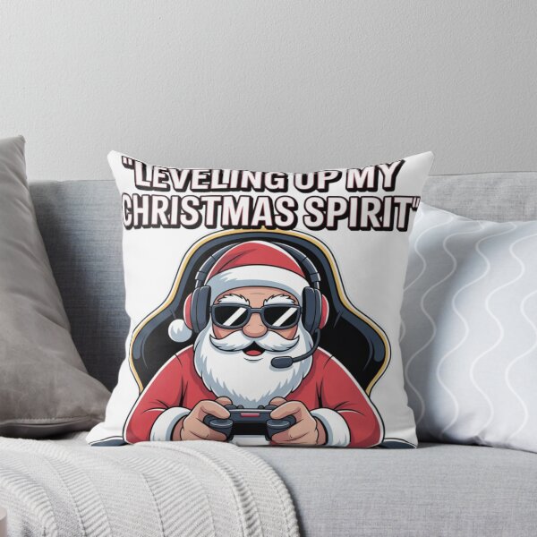 Aperçu de l'œuvre Le Père Noël gamer améliore l'esprit de Noël créée et vendue par EchoAtelier.
