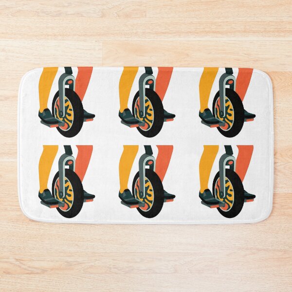 Item preview, Futuristic Electric Unicycle Rider– Minimal Tech-Inspired EUC Art designed and sold by VividOrganica.
