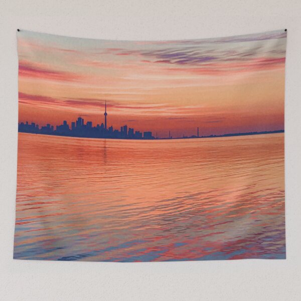 Item preview, Brilliant Colorful Morning - Toronto Skyline Impressions designed and sold by Georgia Mizuleva.