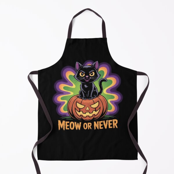 Item preview, Meow Or Never, funny Cat halloween designed and sold by NoetherSym.