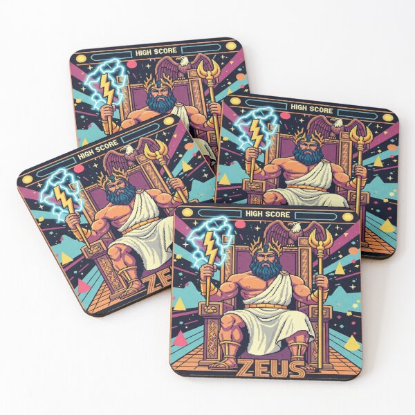 Item preview, Mito de los juegos retro Zeus designed and sold by CyberdogStudios.