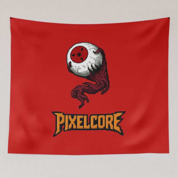 Artikelvorschau, Sharingan-Auge von Naruto Pixel Art {PIXELCORE} entworfen und verkauft von PIXELCORE-TEE.