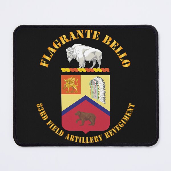 Item preview, Army - COA -  Flagrante Bello - 83rd Field Artillery Regiment designed and sold by Military Insignia Products.