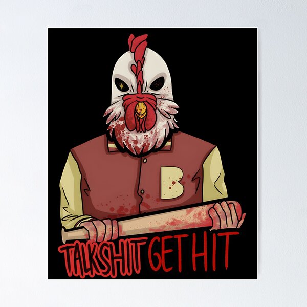 Item preview, Hotline Miami - Jacket Sticker designed and sold by alishaocstacy.