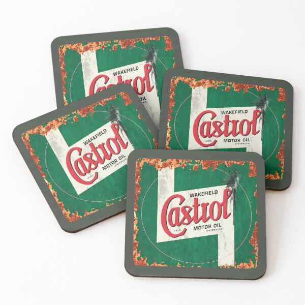 Item preview, Castrol Oil Vintage Logo Sticker TShirt 01 designed and sold by OuterShellUK.
