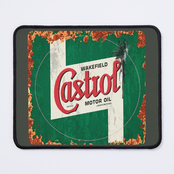 Item preview, Castrol Oil Vintage Logo Sticker TShirt 01 designed and sold by OuterShellUK.