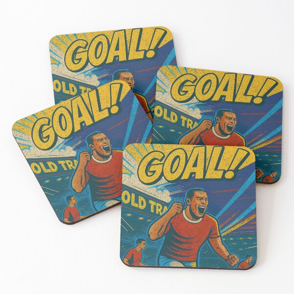 Item preview, Comic Old Trafford - Goal! Poster designed and sold by NBurtonW.