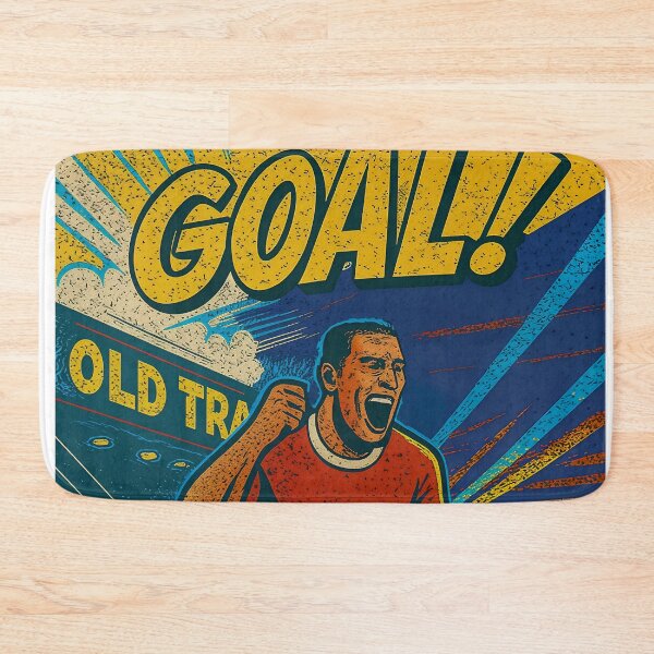 Item preview, Comic Old Trafford - Goal! Poster designed and sold by NBurtonW.