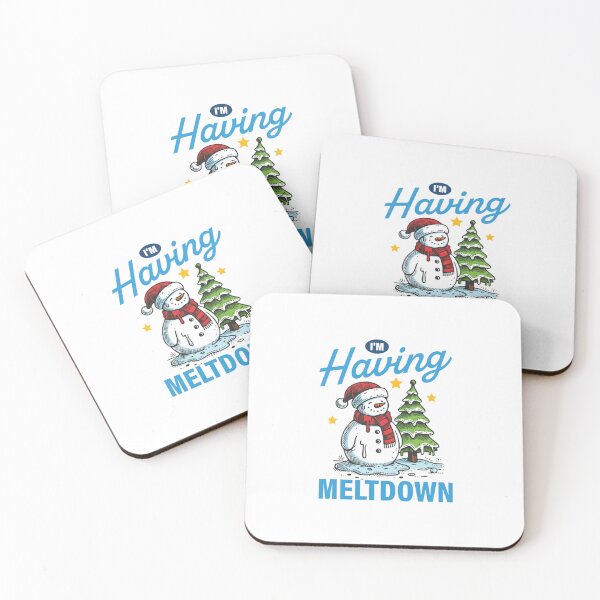 Item preview, I'm Having a Meltdown Snowman — Funny Christmas Stress Quote Graphic designed and sold by Colorful-Garden.