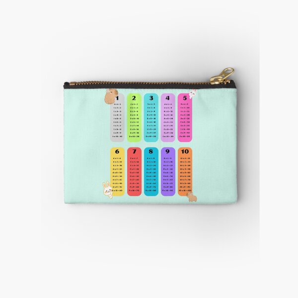 Item preview, Hop and Multiply with Cute Rabbits and Capybaras - Multiplication Table designed and sold by EmeraldeaArt.