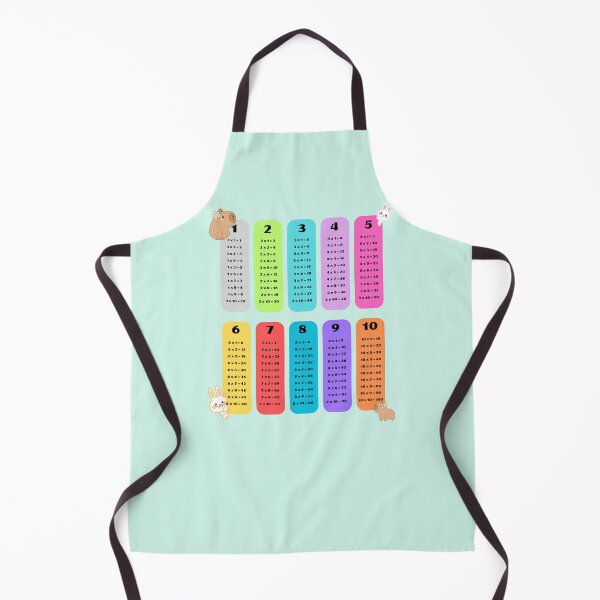 Item preview, Hop and Multiply with Cute Rabbits and Capybaras - Multiplication Table designed and sold by EmeraldeaArt.