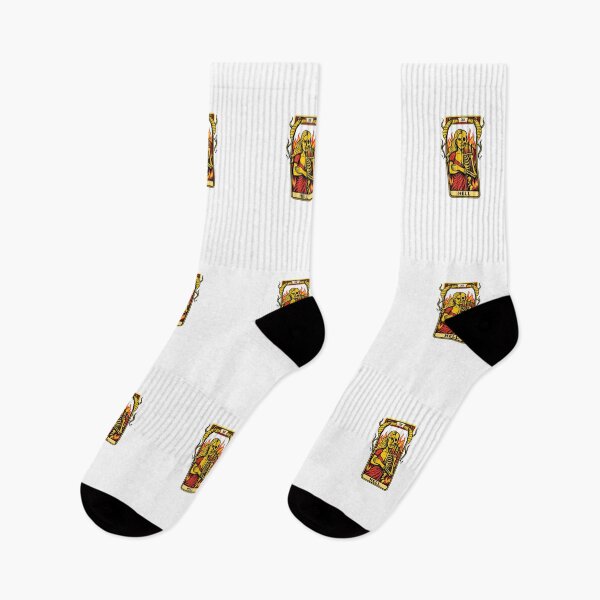 Item preview, Half goddess, half skeleton—Perfect for goths, mystics, and fire-starters Classic T-Shirt designed and sold by inkfluenceart.
