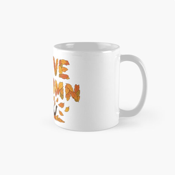 Item preview, I Love Autumn – Playful Cat & Falling Leaves designed and sold by EchoDimension.