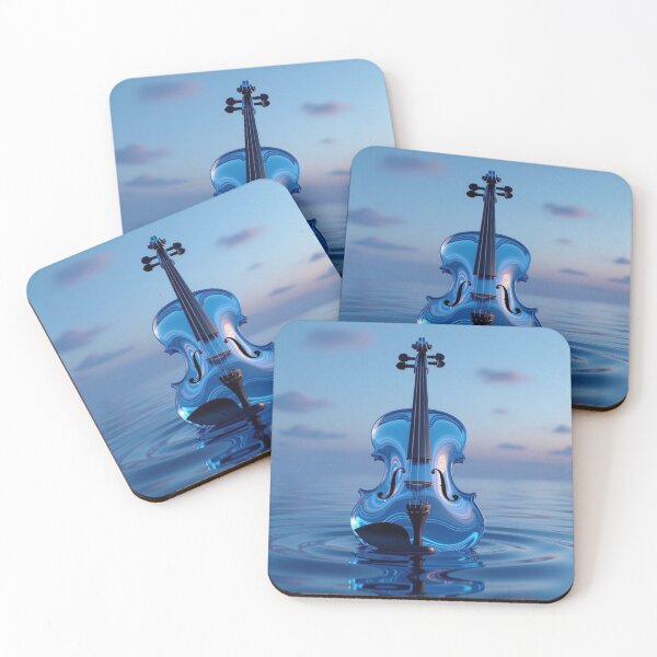 Item preview, Waterwave Violin – Sound becomes form, music flows in surreal silence designed and sold by FotoworldEdel.