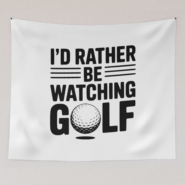 Item preview, I’d Rather Be Watching Golf designed and sold by Frank Ring.