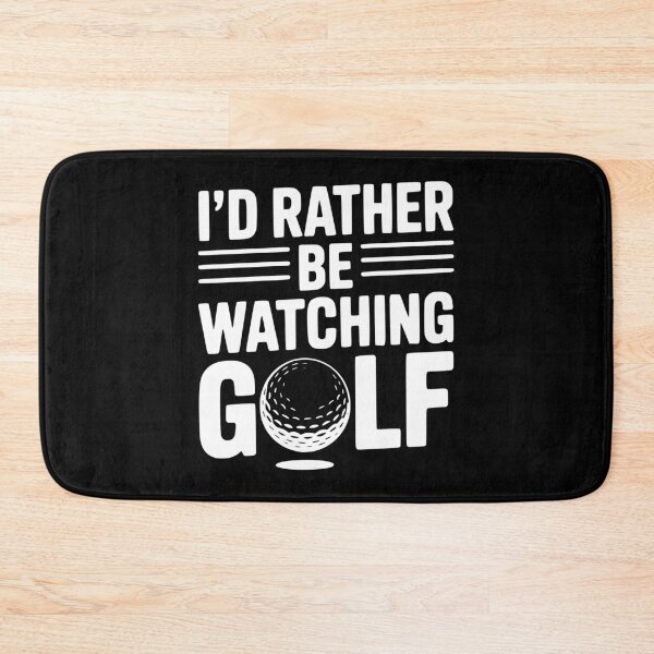 Item preview, I’d Rather Be Watching Golf designed and sold by Frank Ring.
