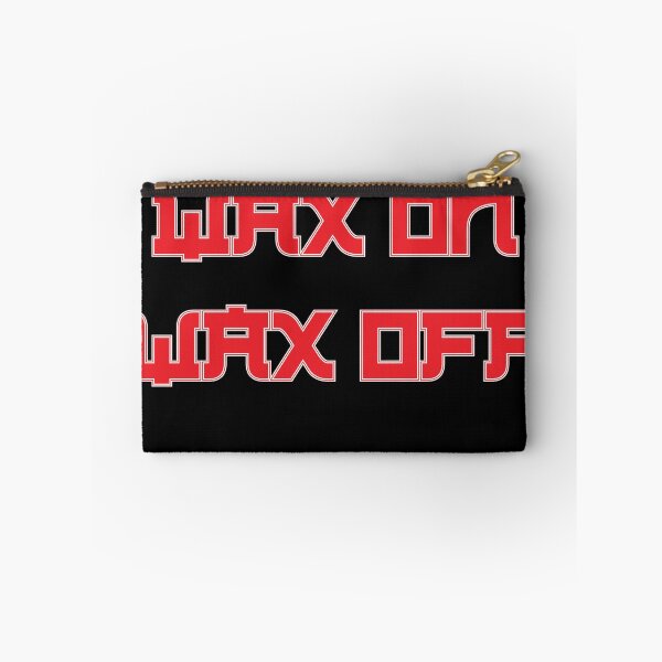 Item preview, Wax On, Wax Off – Iconic Miyagi Quote 80s Martial Arts Design designed and sold by simpledarkwavewisdom.