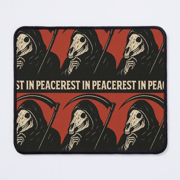 Item preview, Rest in peace (red and black) designed and sold by Shikrolao.