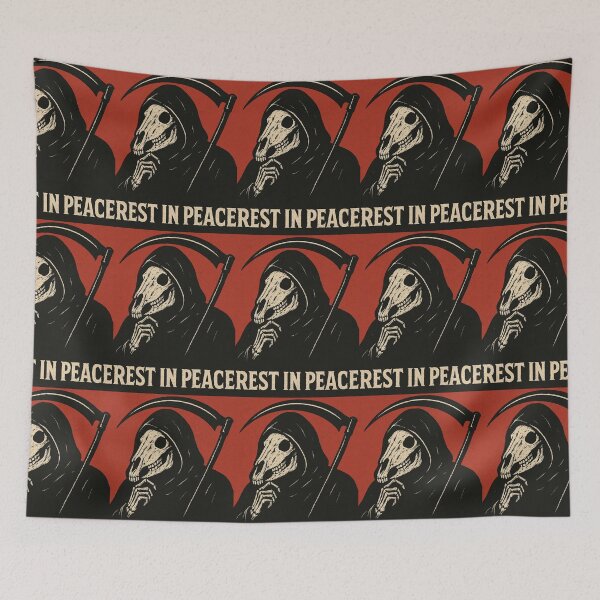Item preview, Rest in peace (red and black) designed and sold by Shikrolao.