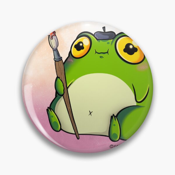 Item preview, No brush water frog Froggo artist, brush designed and sold by Falkaart.