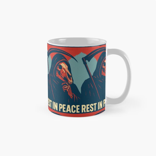 Item preview, Rest in peace (red and blue) designed and sold by Shikrolao.
