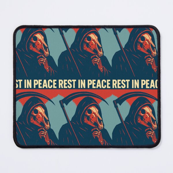 Item preview, Rest in peace (red and blue) designed and sold by Shikrolao.