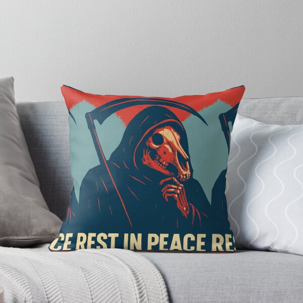 Item preview, Rest in peace (red and blue) designed and sold by Shikrolao.
