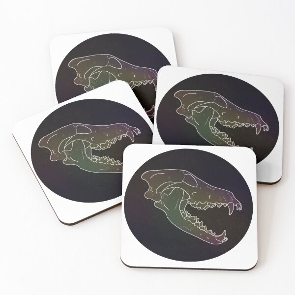 Item preview, Colorful wolf skull design designed and sold by DutchVulture.