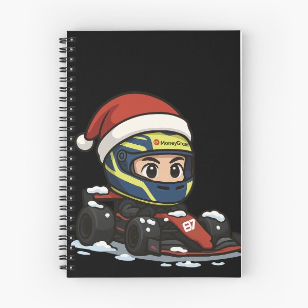 Item preview, Ollie Bearman OB87 Christmas Theme Formula 1 racing 2025 Sticker and Magnet for F1 fans designed and sold by Pink Polar F1.