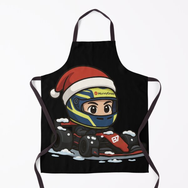 Item preview, Ollie Bearman OB87 Christmas Theme Formula 1 racing 2025 Sticker and Magnet for F1 fans designed and sold by Pink Polar F1.