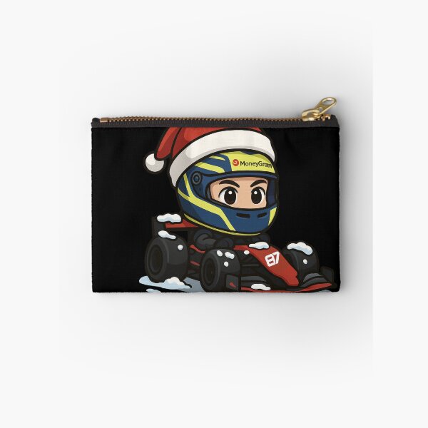 Item preview, Ollie Bearman OB87 Christmas Theme Formula 1 racing 2025 Sticker and Magnet for F1 fans designed and sold by Pink Polar F1.