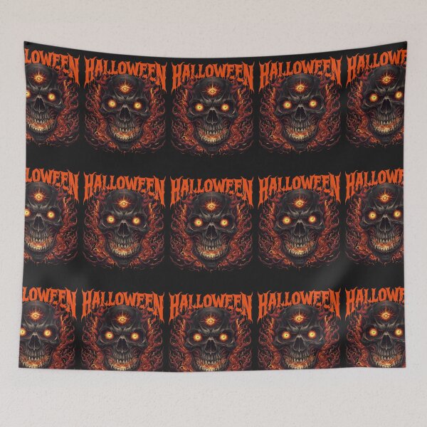 Item preview, Halloween hellskull designed and sold by Shikrolao.