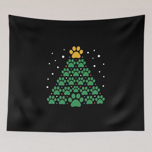 Item preview, Christmas Paw Print Tree designed and sold by jkrphoto.