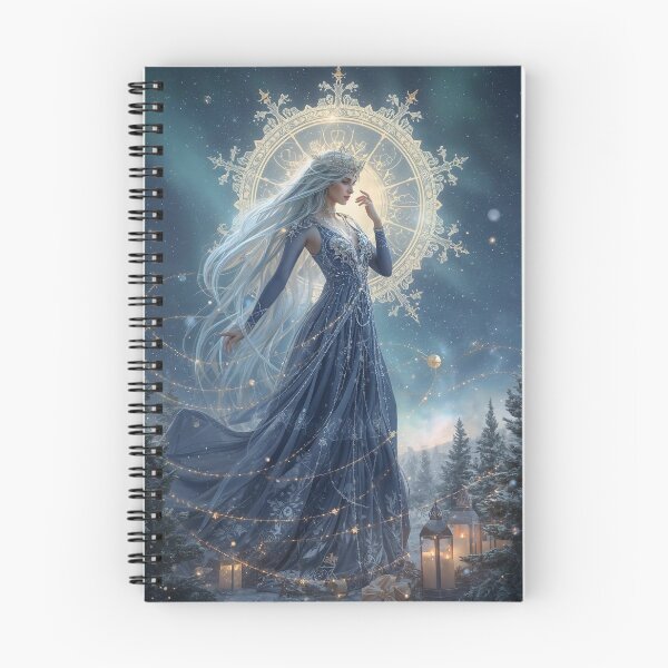 Item preview, Celestial Holiday Goddess – Elegant Winter Fantasy Art of Stars and Magic designed and sold by MissSaylor.