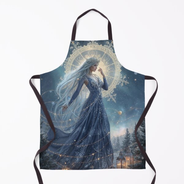 Item preview, Celestial Holiday Goddess – Elegant Winter Fantasy Art of Stars and Magic designed and sold by MissSaylor.