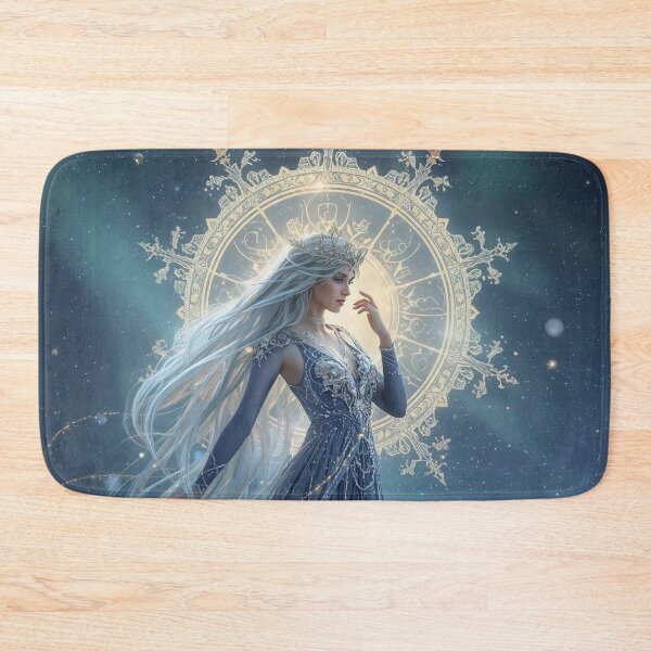 Item preview, Celestial Holiday Goddess – Elegant Winter Fantasy Art of Stars and Magic designed and sold by MissSaylor.