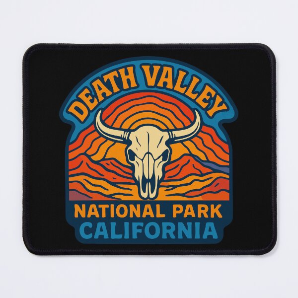 Item preview, Death Valley National Park California Retro Trippy designed and sold by TomFrontierArt.