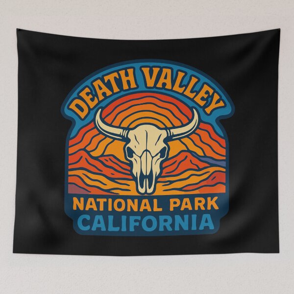 Item preview, Death Valley National Park California Retro Trippy designed and sold by TomFrontierArt.