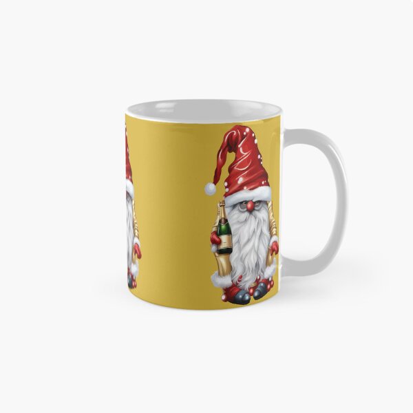 Item preview, Happy New Year Nisse Gnome Gonk Holding A Bottle Of Wine designed and sold by taiche.